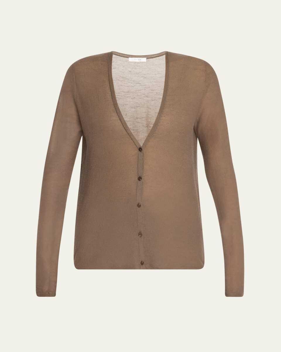 Kasem V-Neck Fine Cashmere Cardigan